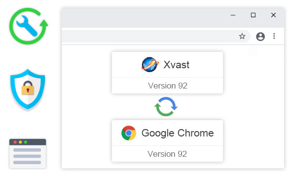 Xvast浏览器 Windows和MacOS升级至Chrome 92，修复Bug和优化动态网站加密保护