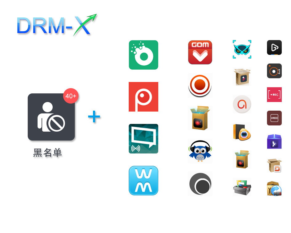 Notice: The DRM-X 3.0 and 4.0 blacklists updated, better support for prevent screen recording.